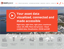 Tablet Screenshot of nextspace.co.nz